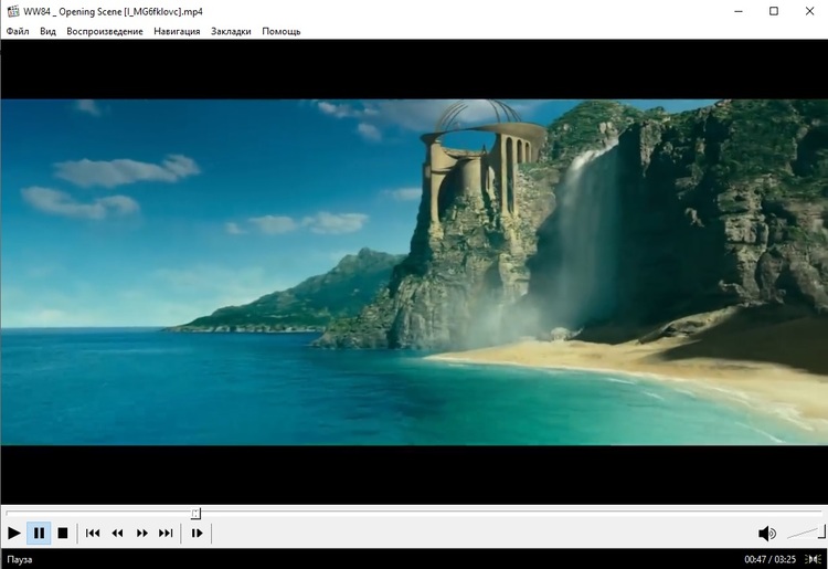 интерфейс Media Player Classic